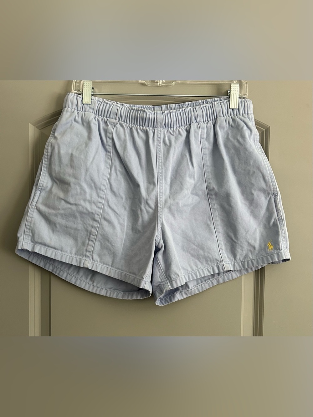Polo Ralph Lauren Light Blue Drawstring Cotton Shorts Women’s Size Small - Picture 2 of 6